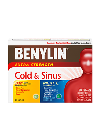 Benylin Extra Strength Cold & Sinus Day & Night, 20 Tablets