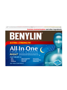 Get fast liquid relief for your cough, cold & flu symptoms with Benylin. Be unshakeable. Features three Benylin products: Sore Throat & Cough, All in One, and Dry Cough.